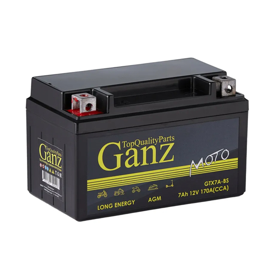 Ganz GTX7A-BS 7 A/h 170 A L+ 150x87x93 мм - 1