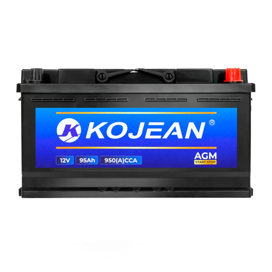 Kojean AGM 95 A/h 950 А R+ 353x175x190 мм - 3