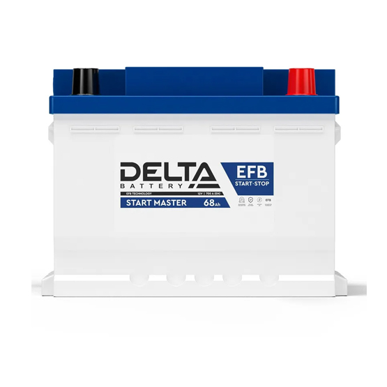 Delta Start Master EFB 68 A/h 700 A R+ 242х175х190 мм - 2