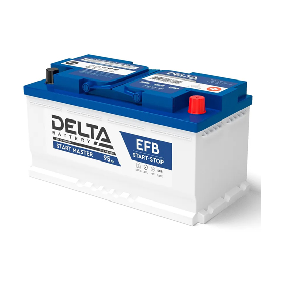 Delta Start Master EFB 95 A/h 900 A R+ 353х175х190 мм - 1