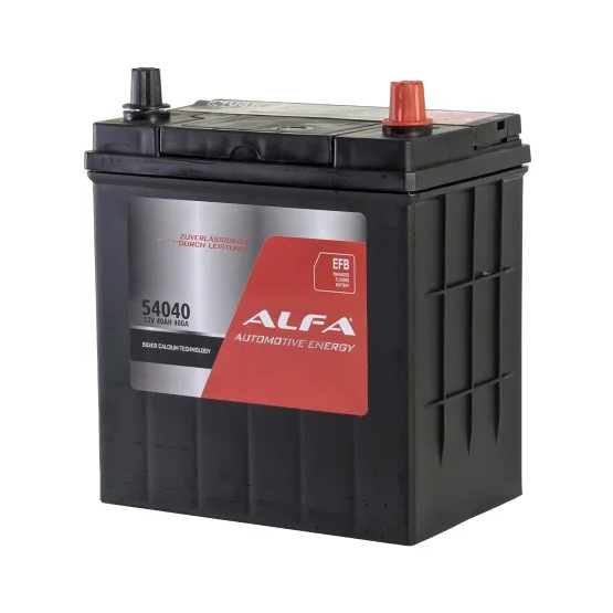 Alfa EFB Asia 40 JR 40 A/h 380 A R+ 187x127x220 мм - 1