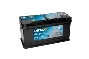 DETA Start-Stop EFB DL1050 105 A/h 950 A R+ 393x175x190 мм