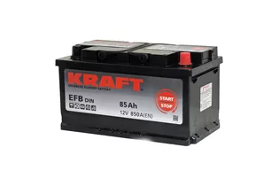 Kraft EFB 85 R 85 A/h 850 A R+ 315x175x175 мм (низкий)