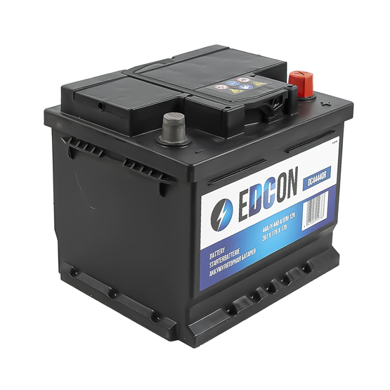Edcon DC44440R 44 A/h 440 A R+ (Низкий) 207x175x175 мм - 1