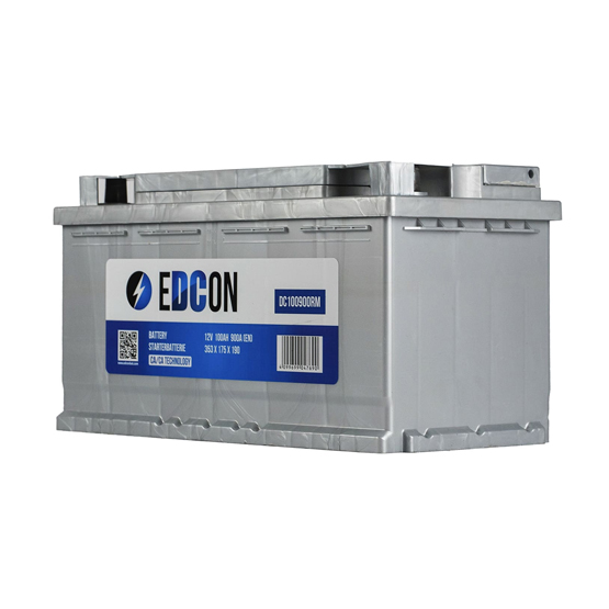 Edcon DC100900RM 100 A/h 900 A R+ 353x175x190 мм - 2