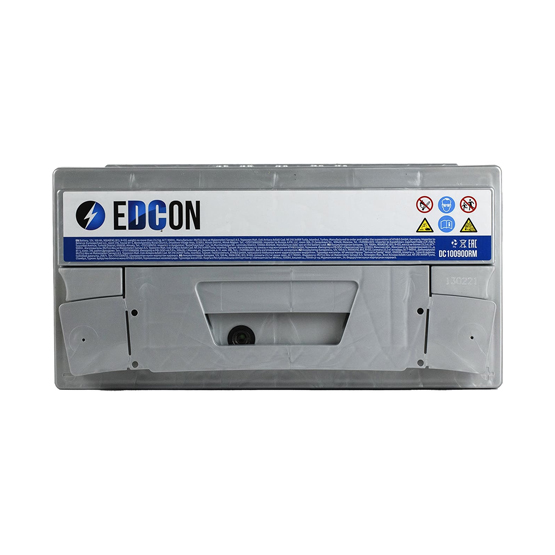 Edcon DC100900RM 100 A/h 900 A R+ 353x175x190 мм - 3
