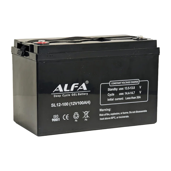 ALFA Deep Cycle AGM C20 100 A/h 330x175x220 мм - 3