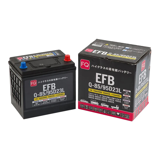 Fujito Quality (FQ) EFB 95D23L 70 A/h 650 A R+ 230x175x220 мм - 1