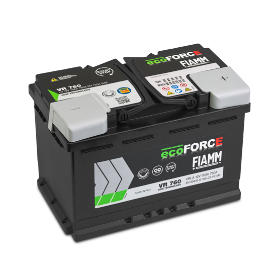 Fiamm EcoForce AGM VR760 70 A/h 760 А R+ 278x175x190 мм - 1