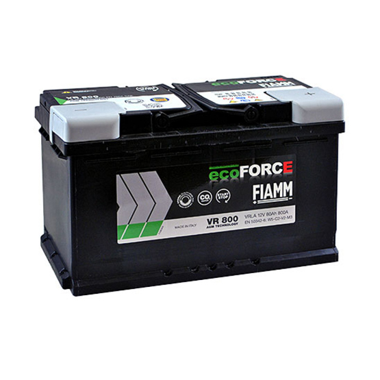 Fiamm EcoForce AGM VR800 80 A/h 800 А R+ 315x175x190 мм - 1