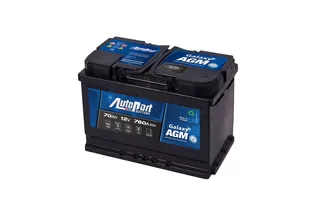 AutoPart Galaxy AGM 570-375 70 A/h 760 А R+ 278x175x190 мм - 2
