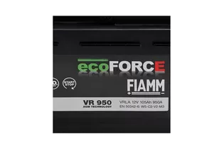 Fiamm EcoForce AGM VR950 105 A/h 950 А R+ 393x175x190 мм - 2
