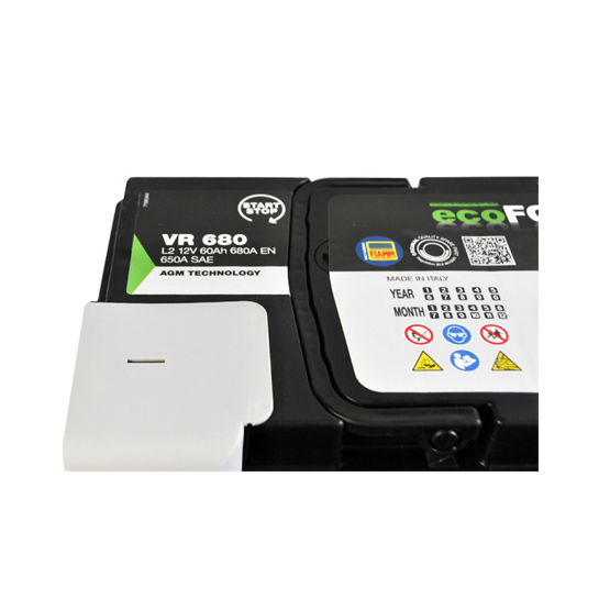 Fiamm EcoForse AGM VR680 60 A/h 680 A R+ 242x175x190 mm - 2