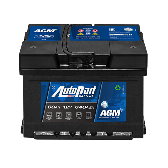 AutoPart Galaxy AGM 560-275 60 A/h 640 A R+ 242x175x190 мм - 2