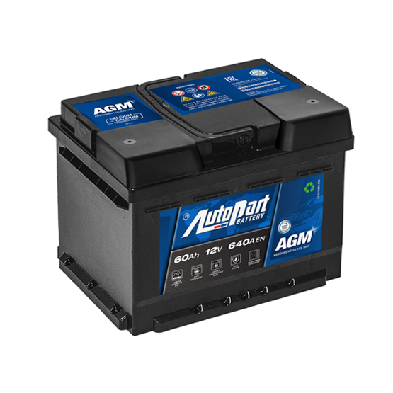 AutoPart Galaxy AGM 560-275 60 A/h 640 A R+ 242x175x190 мм - 1