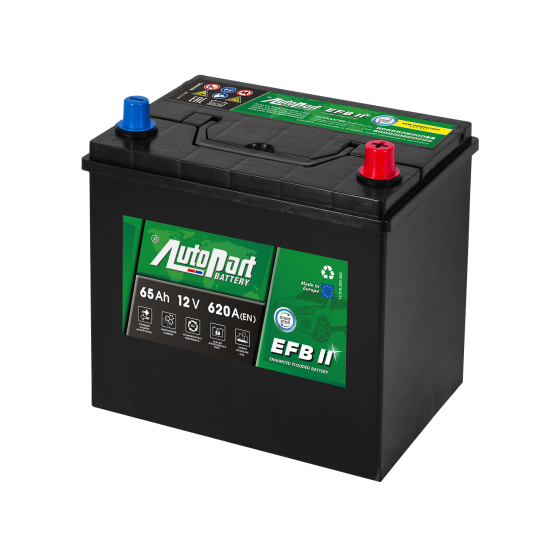 AutoPart Galaxy EFB II Japanese 565-082 65 A/h 620 A R+ 230x175x220 мм - 2