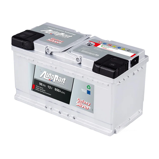 AutoPart Galaxy Silver 598-530 98 A/h 850 A R+ 353x175x190 mm - 1