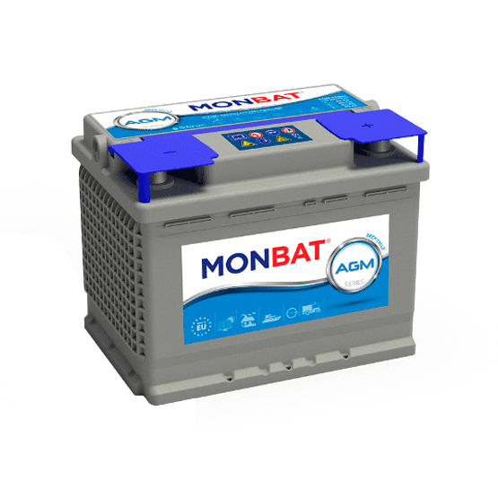 Monbat AGM 81060 12V 60/40 A/h 242x175x190 мм - 1