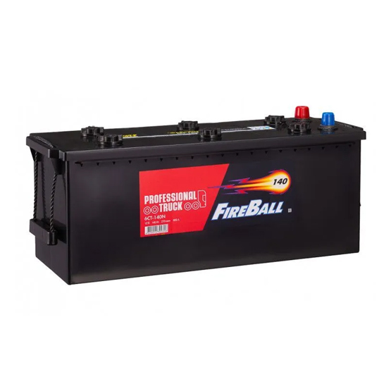 Fire Ball 140 A/h 900 А L+ (6СТ-140) 513x189x223 мм - 1