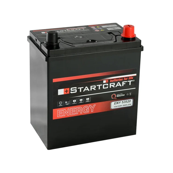 Startcraft Energy Asia 35 A/h 300 А R+ 187x128x220 мм - 1