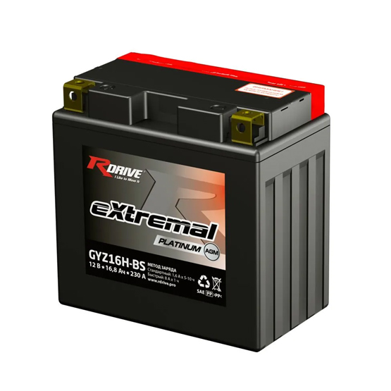 RDrive eXtremal Platinum GYZ16H-BS 16 A/h 230 А L+ 150x87x145 мм - 1