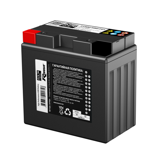 RDrive OEM GYZ16H 16 A/h 240 A L+ 31500-HR0-F01 Honda 150x87x148 мм - 1