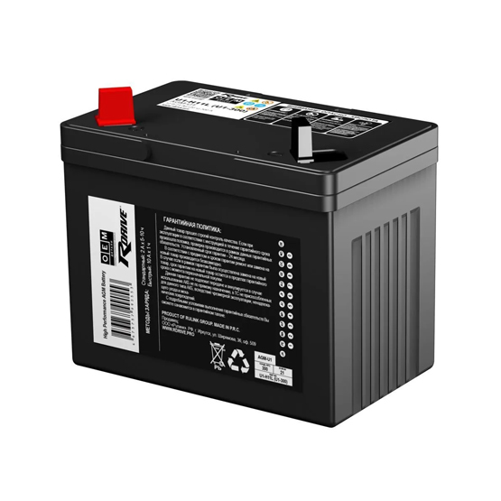 RDrive OEM U1 21 A/h 300 A L+ U1-H11L Kawasaki 195x125x176 мм - 1