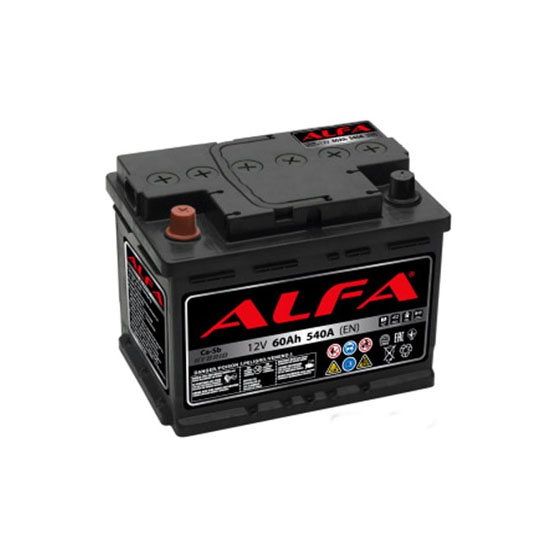ALFA Hybrid 60 A/h 540 A L+ 242x175x190 мм - 1