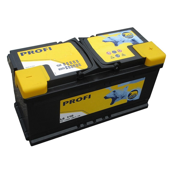 Baren Profi (605150) 110 A/h 950 A R+ 393x175x190 мм - 1