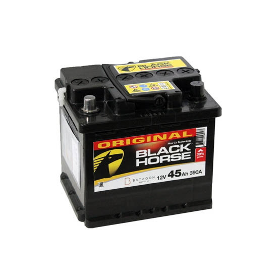 Black Horse 45 R 45 A/h 390 A R+ 207x175x190 мм - 1