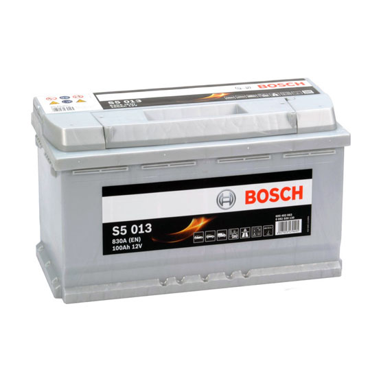 Bosch S5 013 100 А/h 830 А R+ (600 402 083) 353x175x190 мм - 1